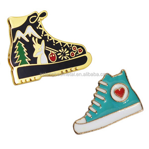 Cool Breakdancing Shoes Badge Custom Enamel Label Pin Sport Lapel Pins Emblem Metal Badges Graduation Bag Badge