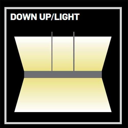 Up/down Suspended Linear Light up and Down Emitting Suspended LED Linear Light for Hotel