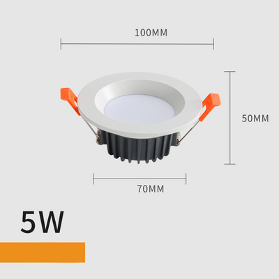 4 Inch Ultra-Thin Adjustable Eyeball Gimbal LED Recessed Lighting with Junction Box Canless Downlight mini downlight