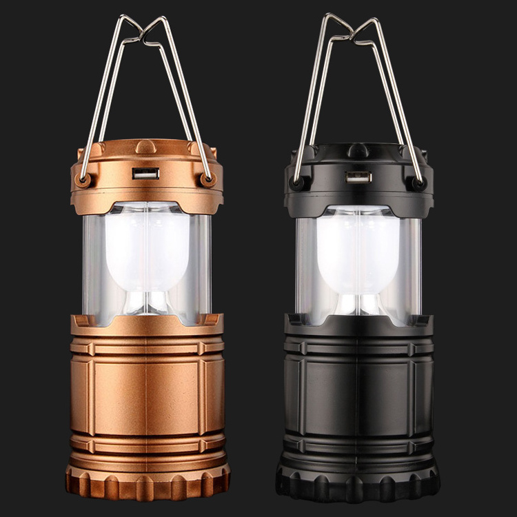 Direct Factory LED Solar Camping Lantern With Multi-functional Charging For Outdoor