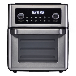 Dual 1700W healthy cooking bread chicken oven cake fish non-stick coating electric electric fryer and oven air fryer