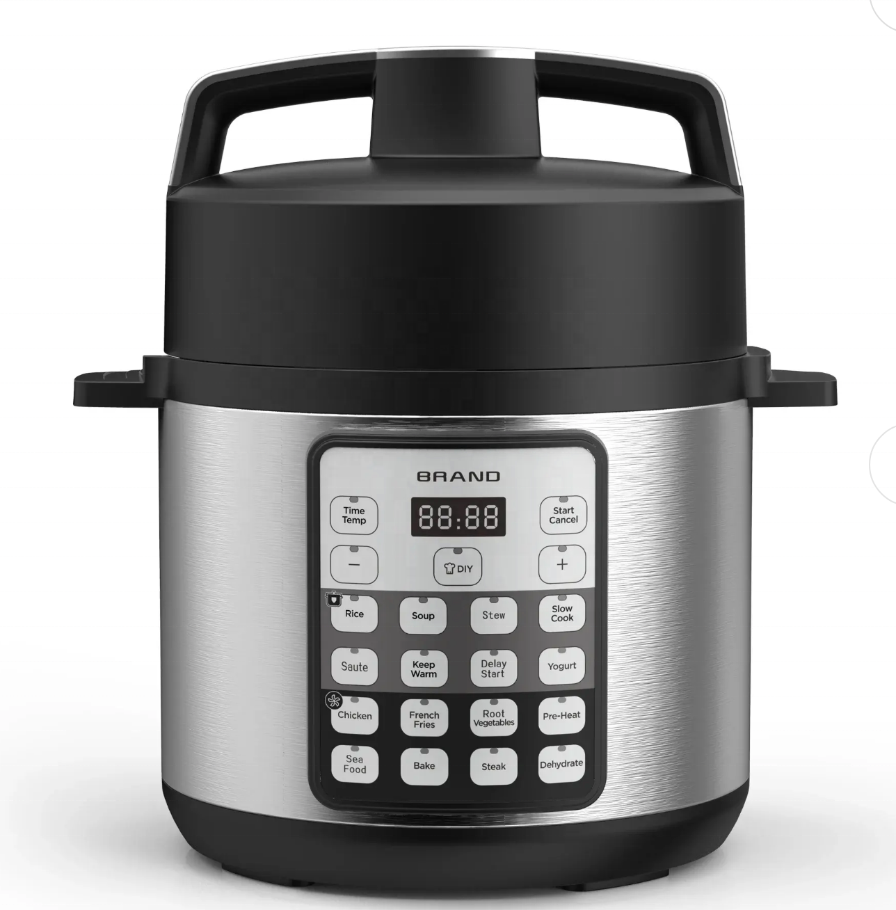 air separate pot lid household with multicooker smart digital control fryer 1500W and electric air fryer and pressure cooker