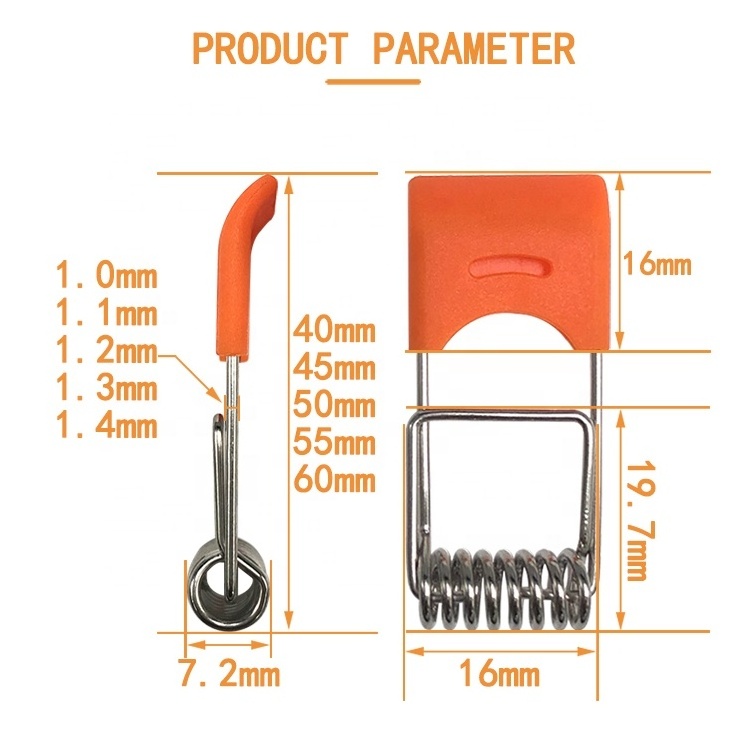 downlight spring clip Direct insertion lighting hardware fittings LED lamp spring clip for easy installation ceiling lamp spring