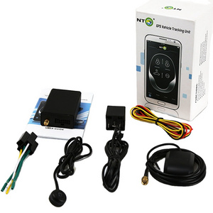 12V Car alarms APP/ remote starter/ Engine Push Start/ Vehicle GPS Tracking System with LCD Key