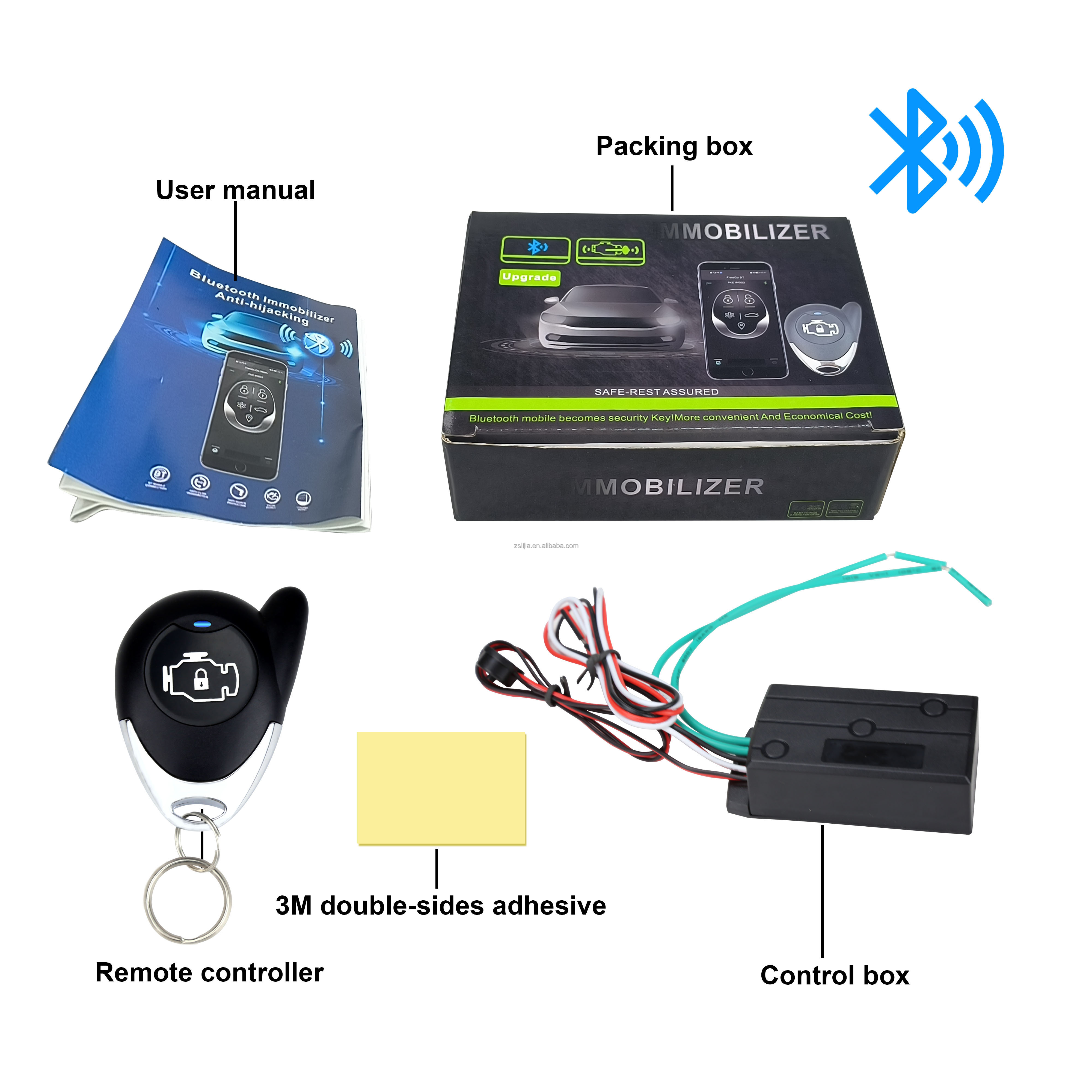 NTO Wireless Anti Theft Anti-Hijacking Vehicle Security Alarm Rfid Engine System Car Immobilizer