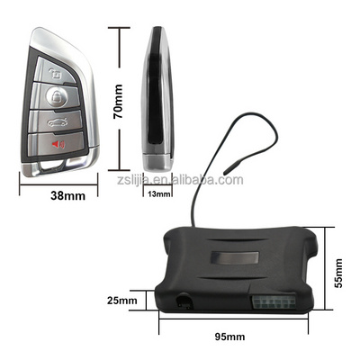 NTO Universal Trunk Release Window Remote Control Car Alarm Central Door Lock Locking Keyless Entry System