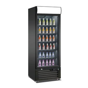 Single Door Upright Commercial Fridges And Deep Freezers On Wheels Low Temperature Frozen Food Refrigerator