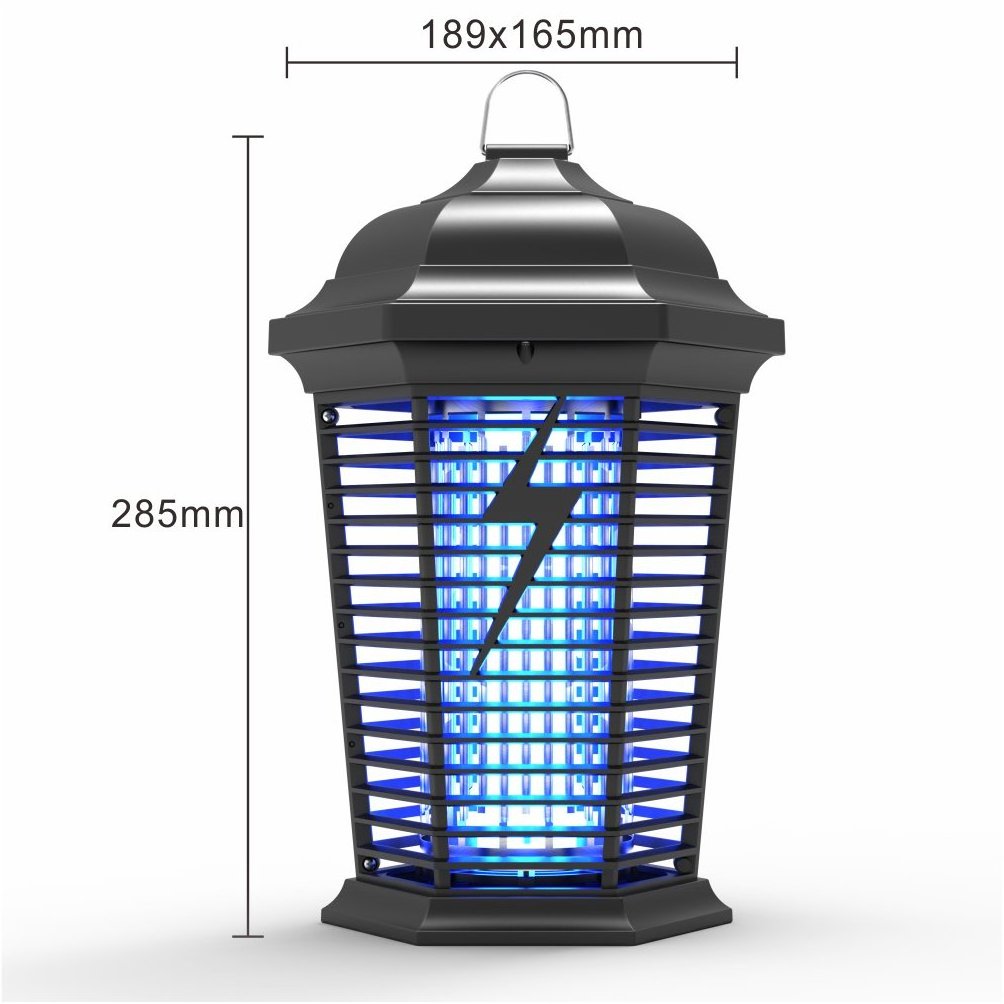 4000v fly trap outdoor bug zapper pest control led uv electric shock mosquito killer lamp