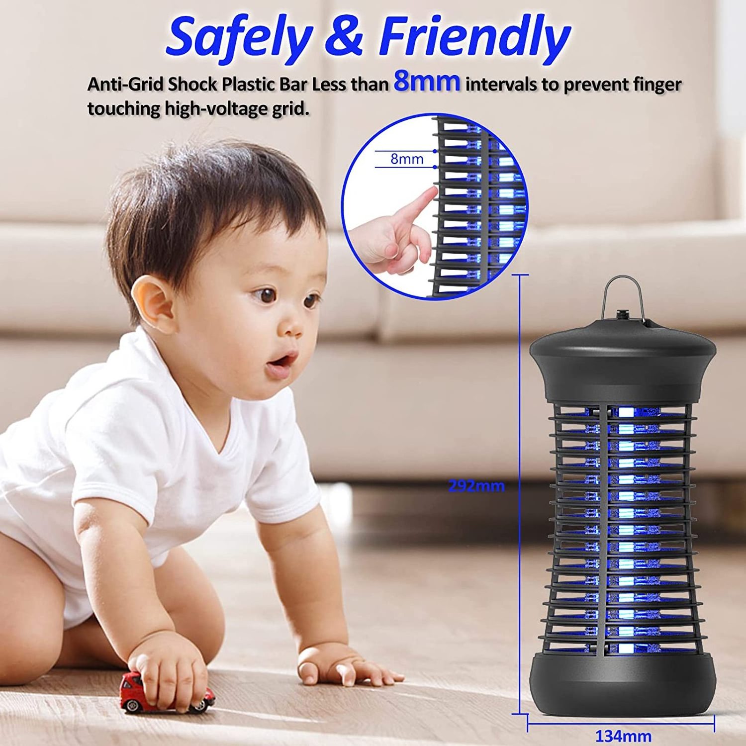 New Mosquito Killer  Hot Sale UV Light Kill Flying Pests Electronic Insect Killer Bug Zapper Mosquito Killer Lamp