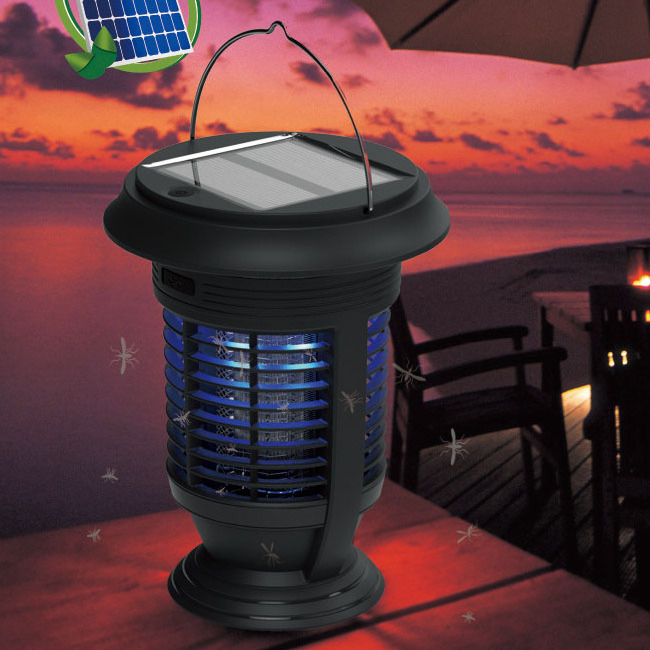 Pest Control  Light USB rechargeable Solar Bug Zapper   Mosquito Killer Lamp Solar Lamp