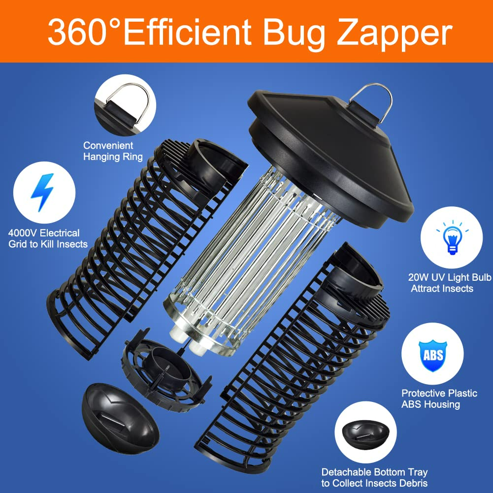 Household Uv Light Bug Zapper 18w Anti Mosquito Lighting Electric Mosquito Killer Lamp Fly Trap