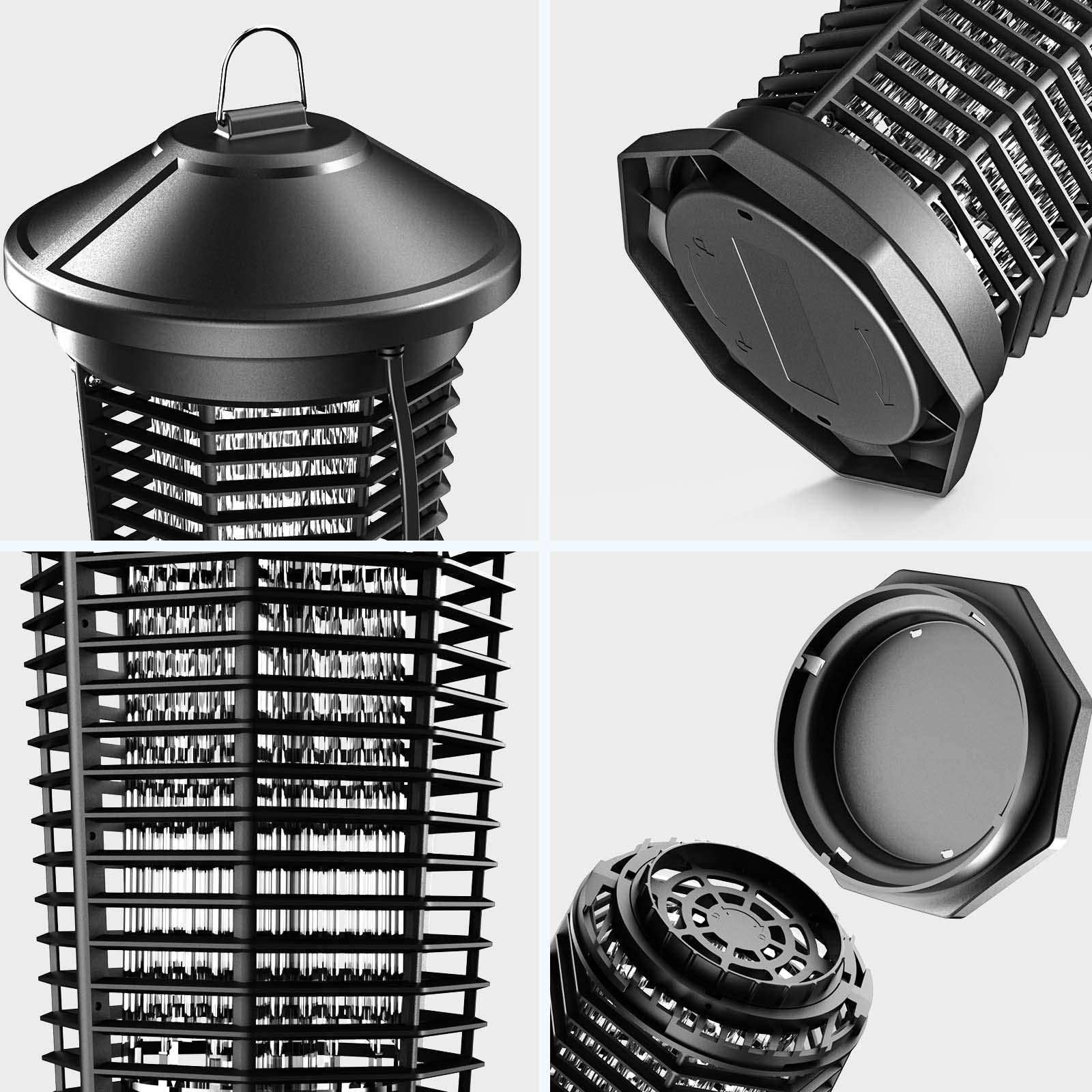 Portable Bug Zapper Camping Lantern Outdoors 18 W 4000 V UVA Tube Mosquito Insect Killer Lamp