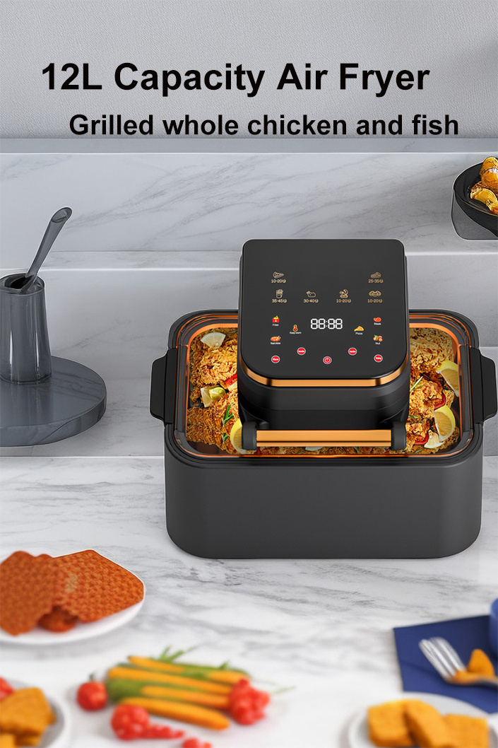 New Style Visual Large-capacity Multi-function  Roast Chicken Roast Fish BBQ Air Fryer