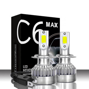 auto lighting system h11 h7 H4 car light accessories C6 MINI Aluminum led headlight bulbs