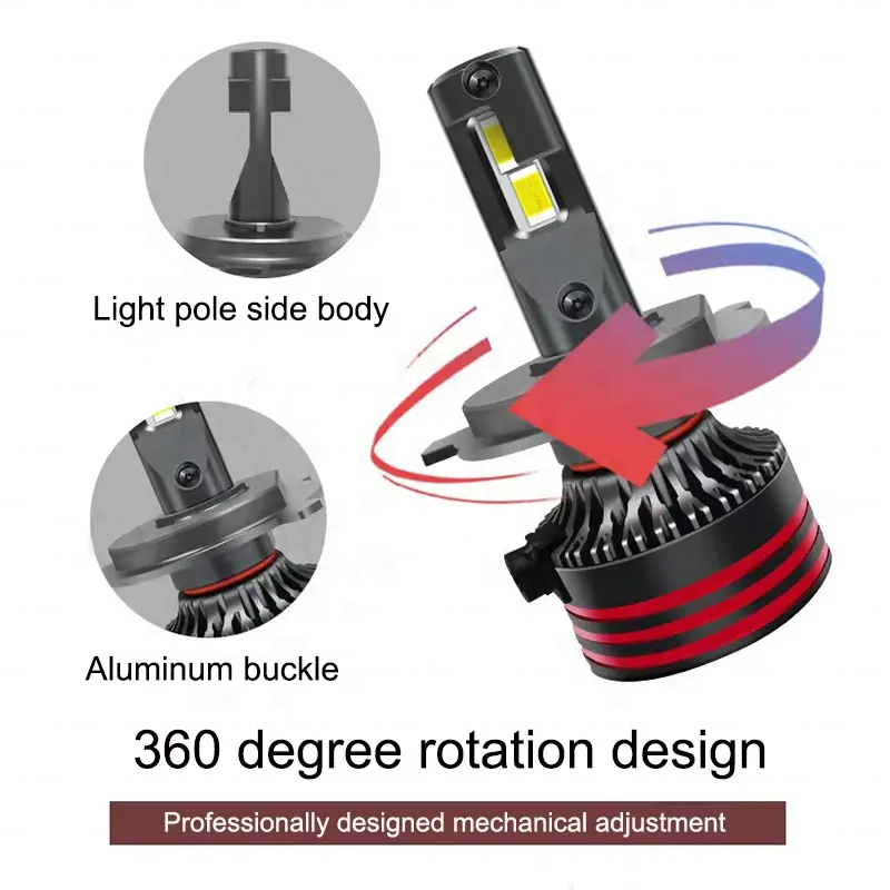 New auto car accessories 120W M8 pro CSP chip 9004 9006 9005 H1 H4 H7 9007 H11car led headlights bulb