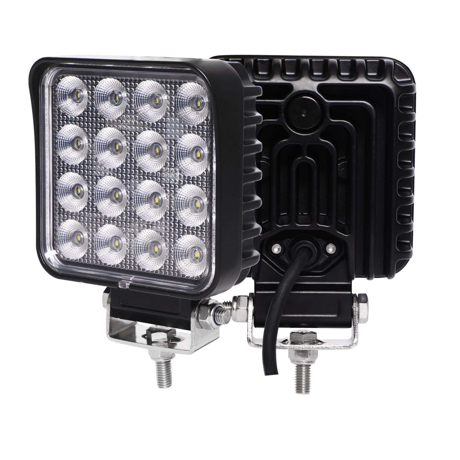 Car Accessories 24V 12V Spot LED Work Light 48W Led Driving Work fog cob Lamp For Jeep/Trucks /Boats