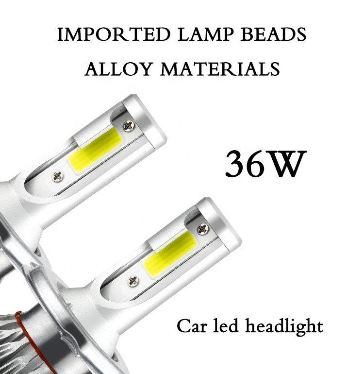 auto lighting systems accessories C6 12v 24v cob csp h4 h1 h7 h11 9005 automotive car led headlight bulbs for car