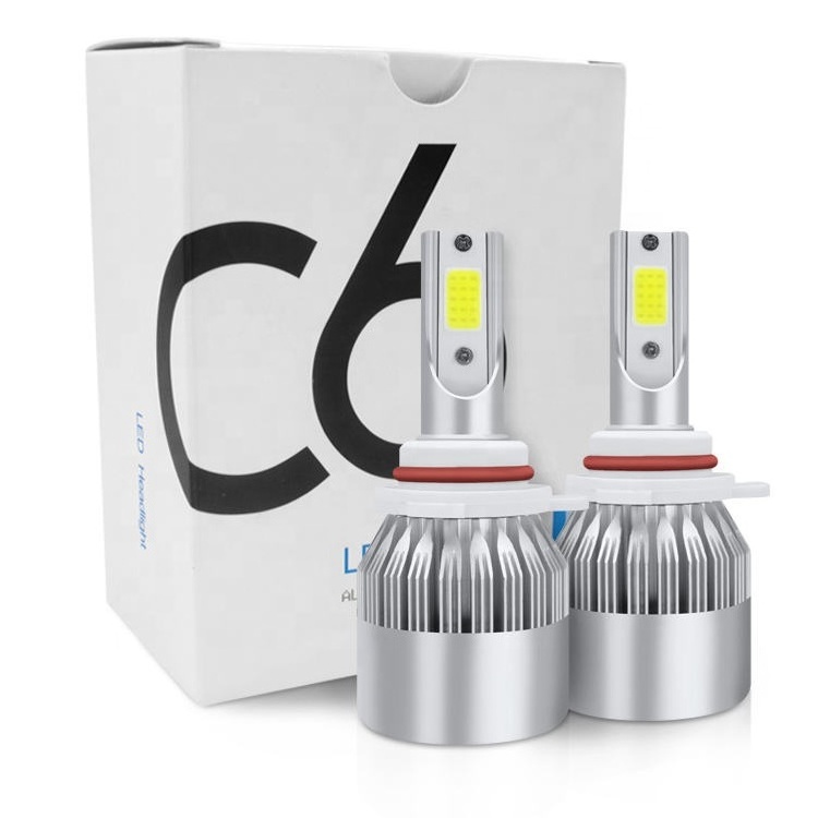 auto lighting systems accessories C6 12v 24v cob csp h4 h1 h7 h11 9005 automotive car led headlight bulbs for car