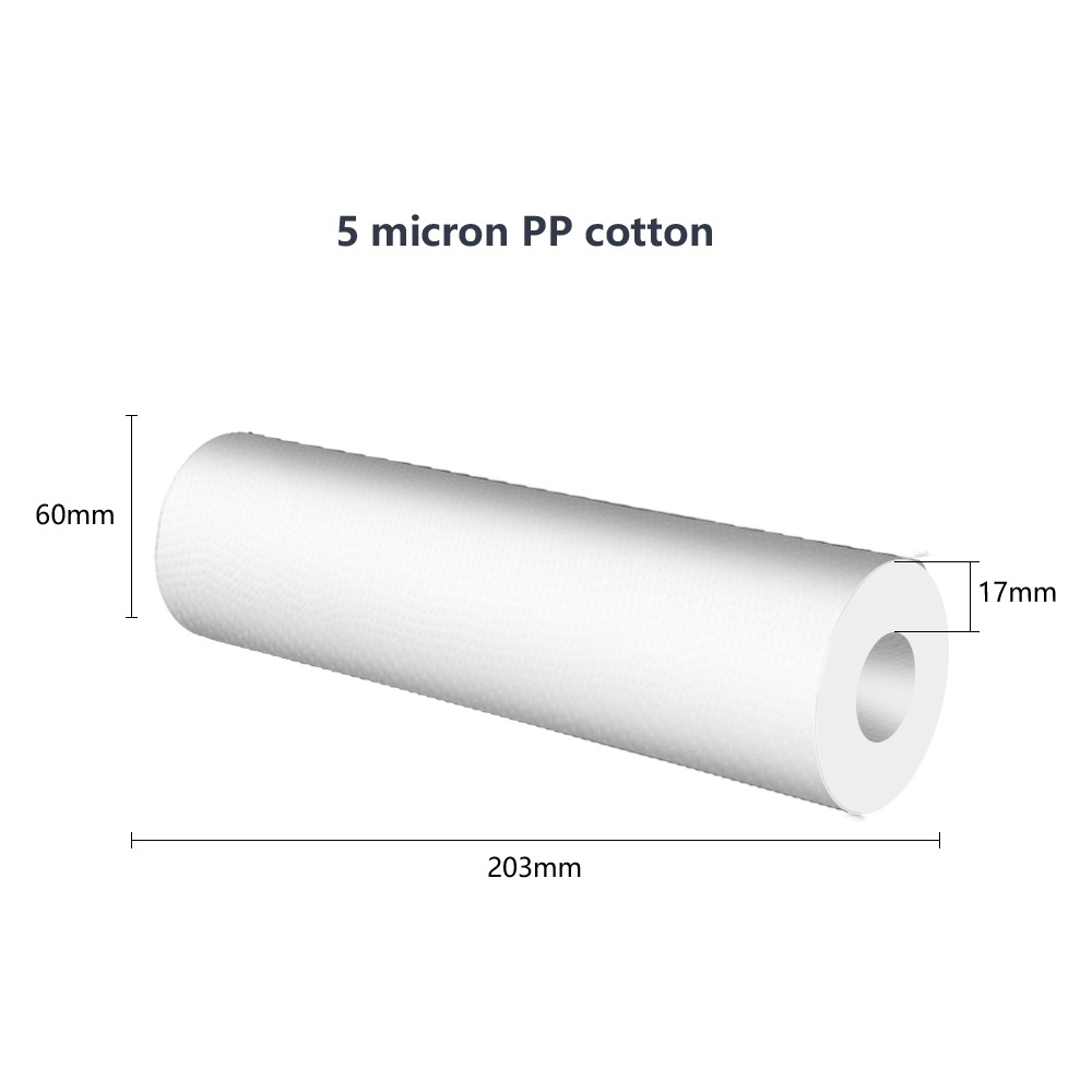 OEM 8 inch CTO RO PP Water Filter Cartridge For Undersink Reverse Osmosis System