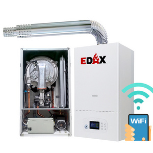 28kw Gas Boilers For Heating bath shower Fully premixed Condensing Hot Water Wall Hung Boilers