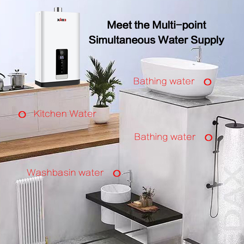 Natural Gas Tankless Water Heater, Instant Hot High Quality Gas Water Heater with Constant Temperature