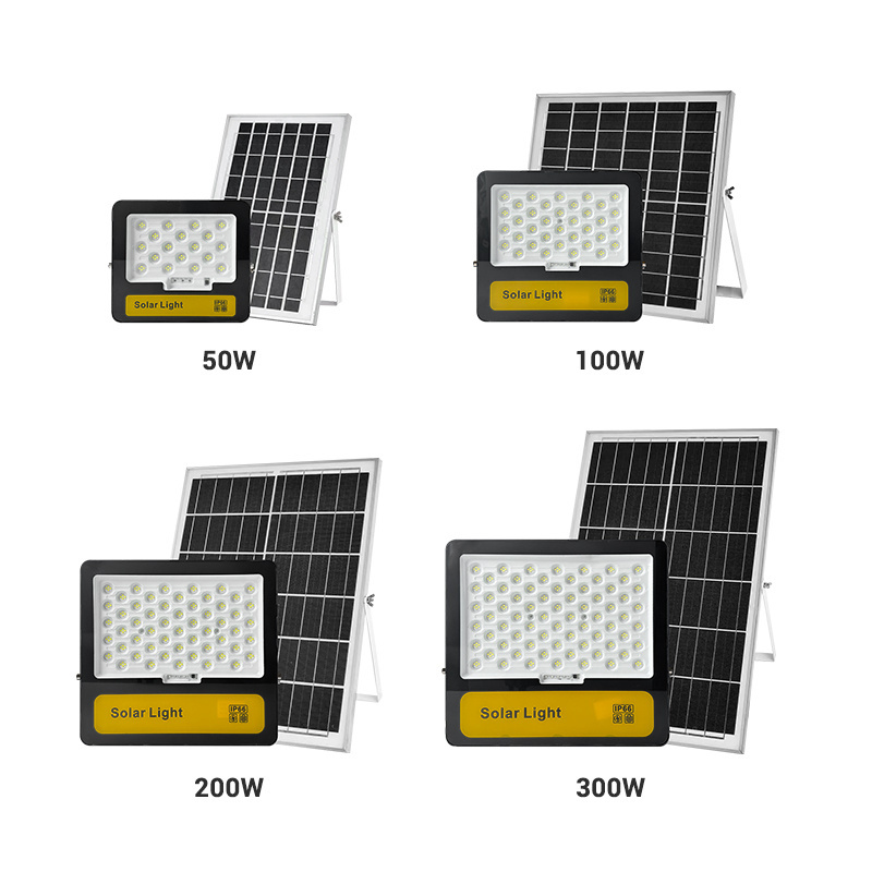 Wholesale price waterproof ip65 lamp outdoor 50w 100w 200w 300 watt high power guangzhou home prices of led solar flood light