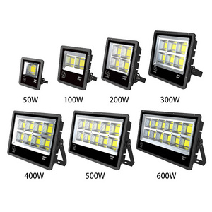 Durable High Power Flood Light Wall Mounting Aluminum Smd Ip66 50w 100w 200w 300w 400w 500w 600w Led Floodlight Outdoor lamps