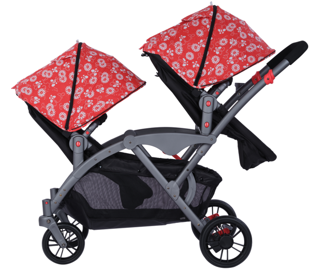 baby wagons High quality double stroller with car seats for twins stroller travel system twin baby strollers