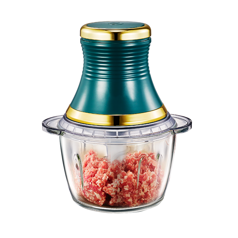 Meat Chopper Home Kitchen Electric Meat Mincer Food Grinder Automatic Meat Grinder 2L Glass Bowl