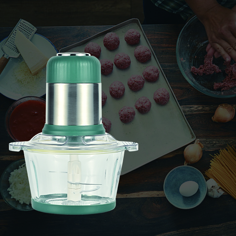 Multifunctional food processor 2L mini kitchen vegetable chopper electric mixer mincer domestic meat grinder