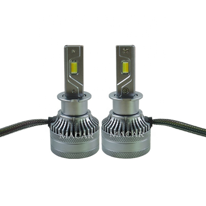 MACAR Auto lighting system M35 tri led bulb 60w 24v 6000k 4300k 3000k car accessories 9003 hb3 h3 automotive led headlight bulb