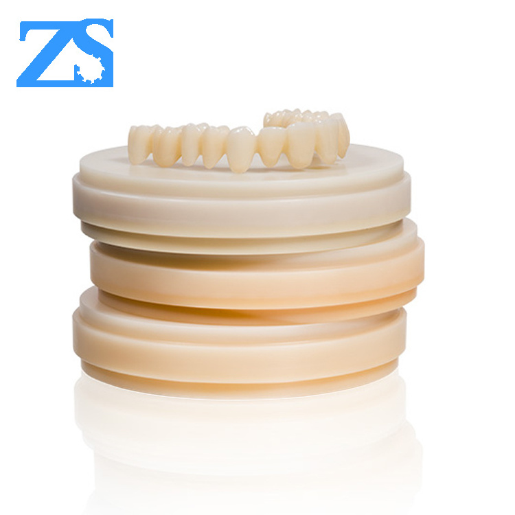 ZS-TOOL Polyurethane dental model disc CAD CAM system dental milling replace PMMA blank tooling Working Boards tool cast sheets