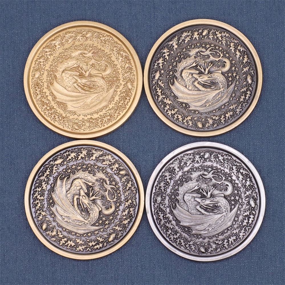 Latest Design collectible antique nickel and bronze gift zinc alloy 3D metal challenge coin custom