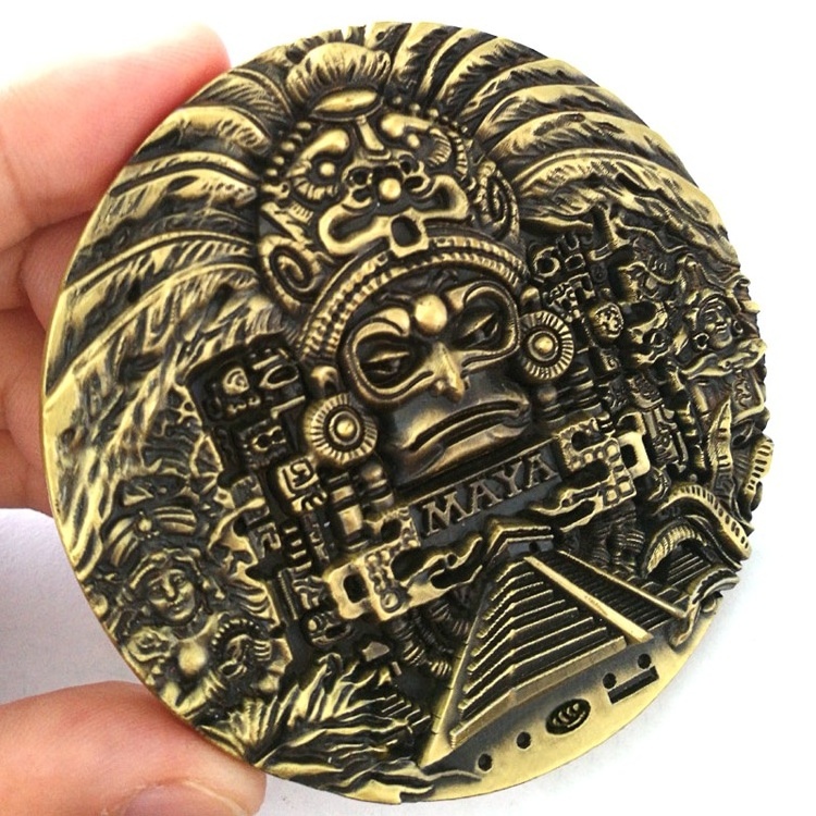 Custom special archaize style collection 3D animal coins metal souvenir coins