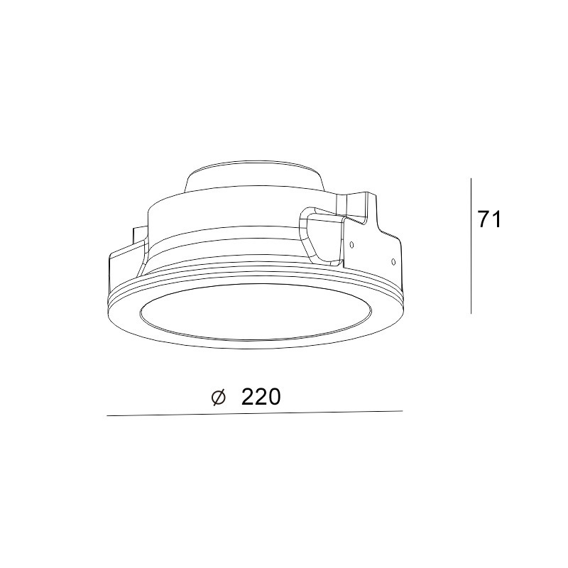 Majeax China Top Selling 9W Plaster Gypsum Large Led Ceiling Lights Fixtures For Living Room