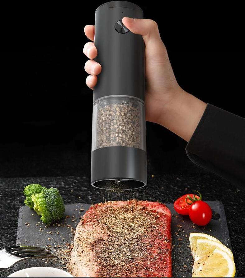 New Mini Intelligent Gravity Sensing Grinder Herb & Spice Tool for Salt Pepper & Other Spices