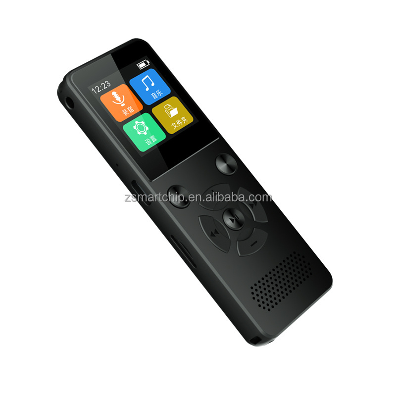 ODM OEM Color Screen Portable Memory TF card 8G 32GB 256GB Encryption business Handheld microphone digital voice Recorder