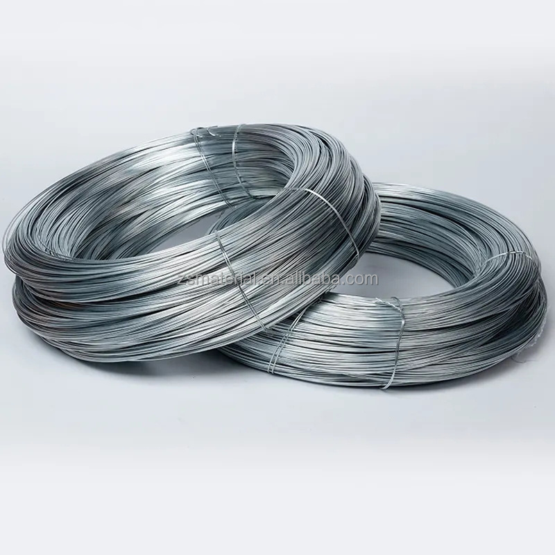 Chinese Supplier 0.8-4.5mm Gi Iron Wire 16 Gauge 18 Gauge Metal Binding Wires Rod Shinning Steel Galvanized Wire for Hanger