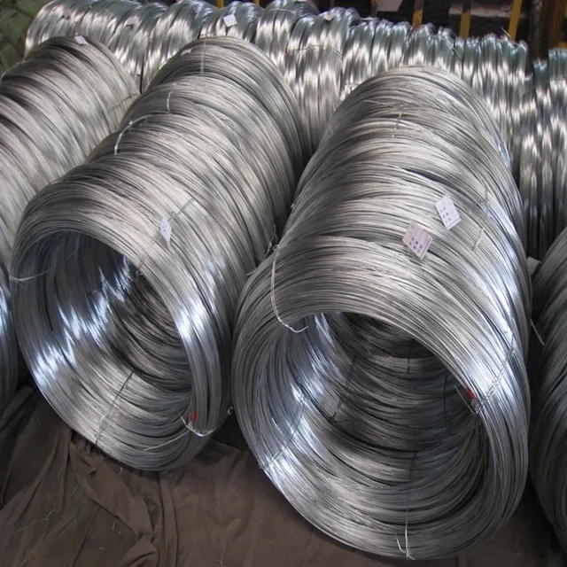 Chinese Supplier 0.8-4.5mm Gi Iron Wire 16 Gauge 18 Gauge Metal Binding Wires Rod Shinning Steel Galvanized Wire for Hanger