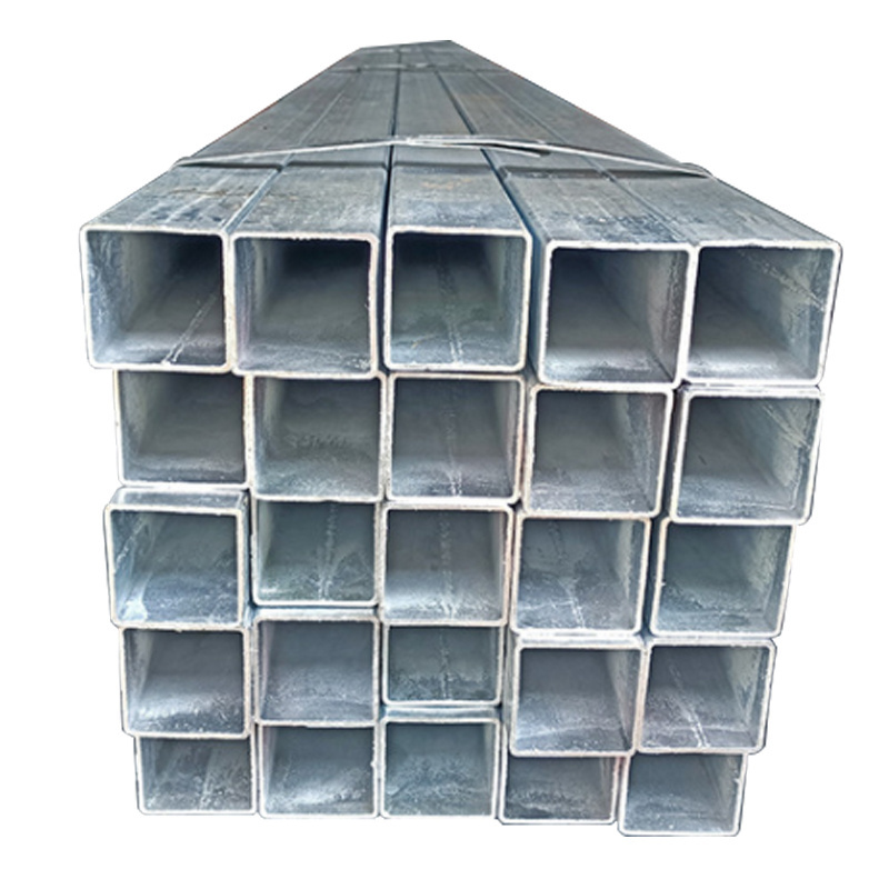 galvanized steel pipe square tube galvanized square tube 14 gauge 63.5mm square tubing galvanized