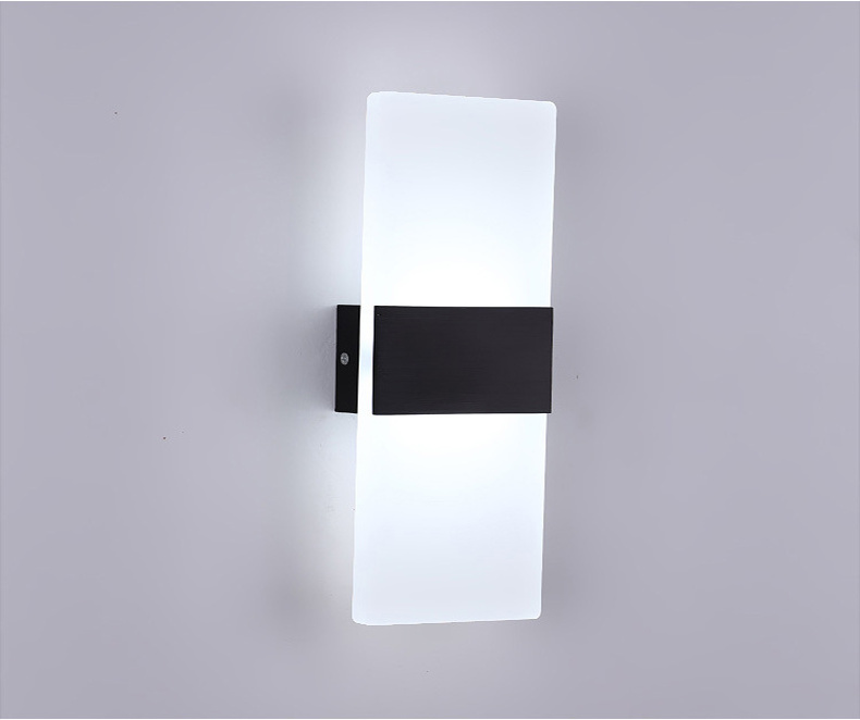 Modern LED Up Down Lighting Living Room Cube Sconce Lamp Fixture Mount Indoor Outdoor Wall Light