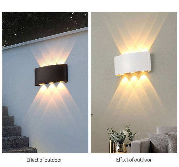 Indoor Lighting Fixtures Surface Mounted LED Modern Wall Light Outdoor Waterproof Wall Lamp