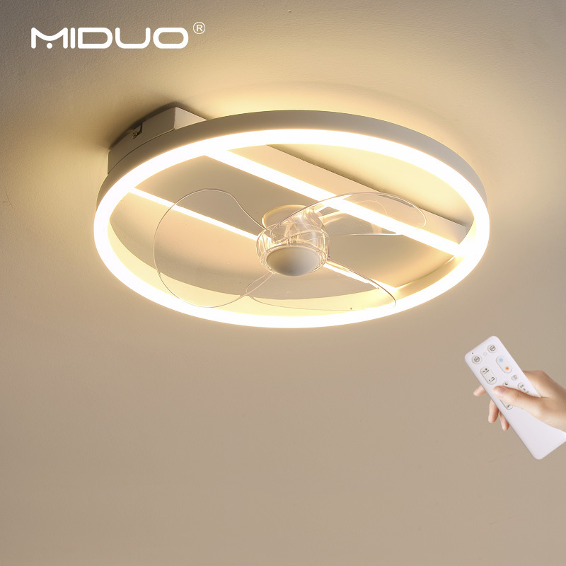 modern new design Indoor ceiling fan with lights living room bedroom ceiling fan light kit