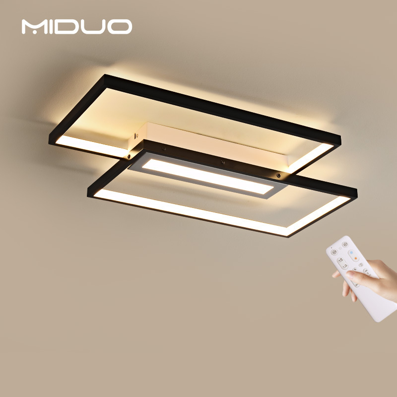 Modern Surface Mounted Bedroom Living Room Home Lighting square Black Ceiling Light,Led Ceiling Lamp,Led Ceiling Light