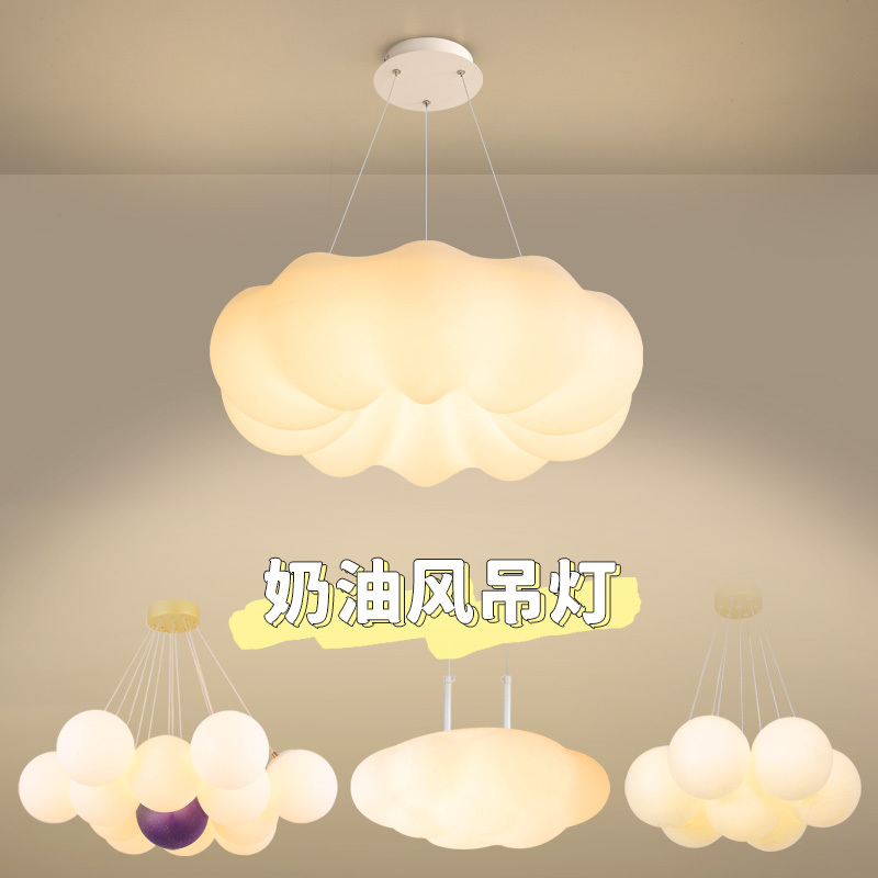 Modern bedroom warm decorative ceiling lighting LED pumpkin chandelier light