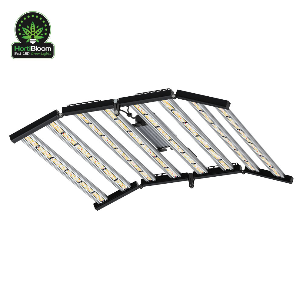 Newest Arrival  2023 Hydroponic Indoor Full Spectrum Smart control 8 Bars Foldable LED Light Grow 720W