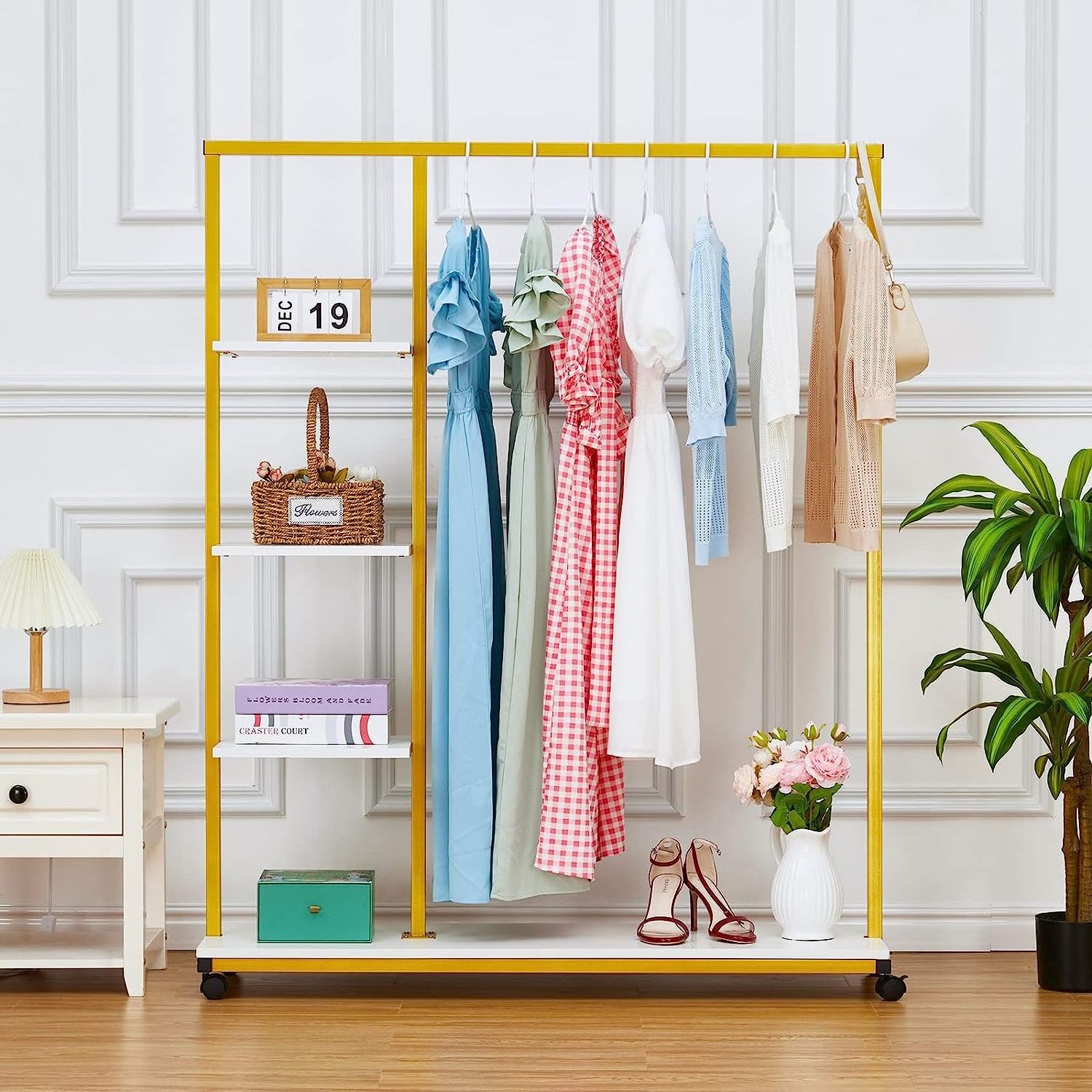 Room Metal Cloth Hanger Clothes Stands & Shoe Rack For Clothes Shop Stand