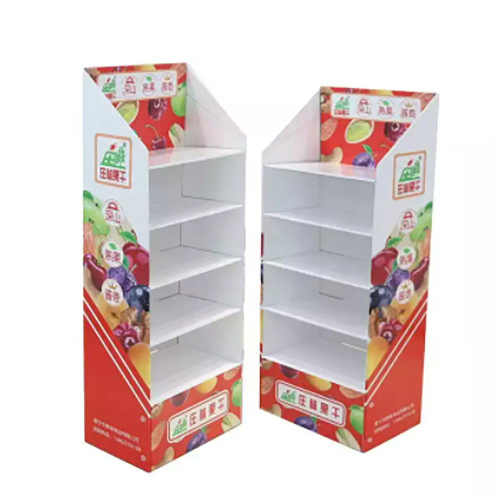 Cardboard Display Rack Cardboard Rack Supermarket Cardboard Holder Shelf Floor Display Rack Carton Shelves Display