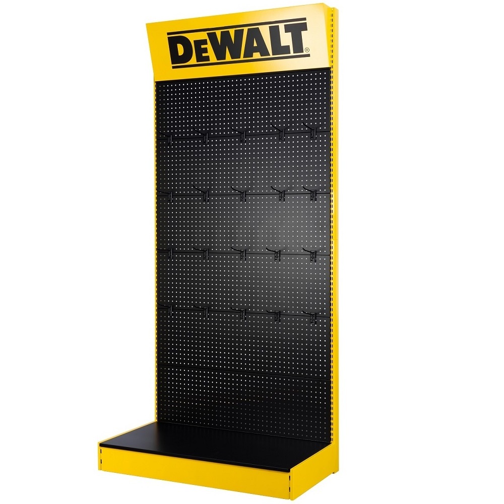 Metal pegboard hanging display rack tools accessory display stand for hardware retail store