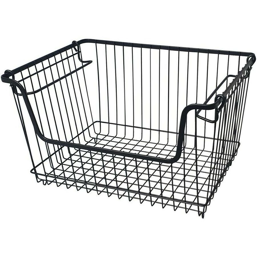 Wire basket storing basket steel hammer tons burden stacking accessory case kitchen drawer new life